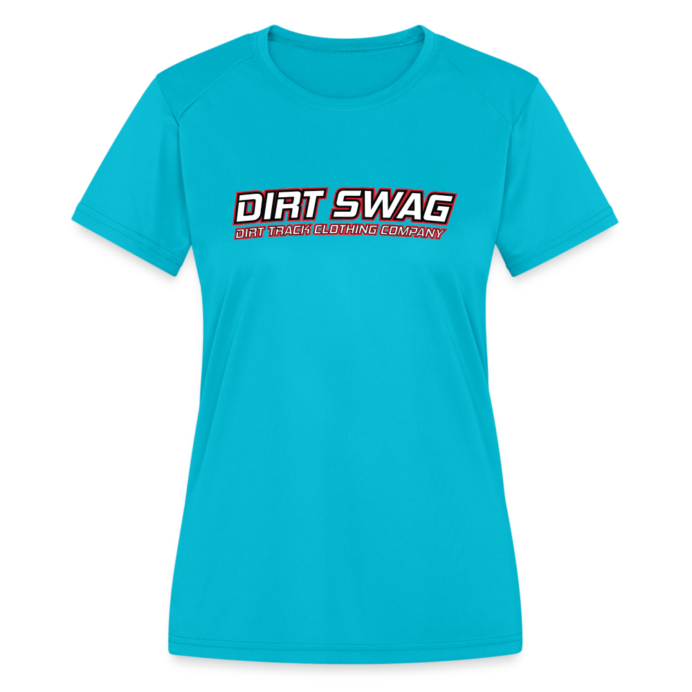 Women's Moisture Wicking Performance T-Shirt - turquoise