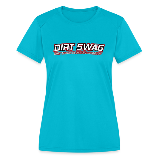 Women's Moisture Wicking Performance T-Shirt - turquoise