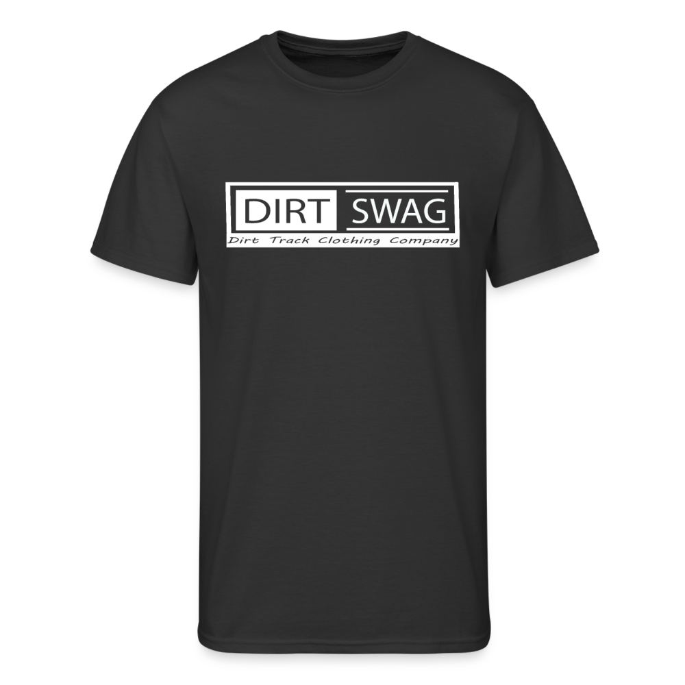 Men’s White Logo Dirt T- Shirt - black