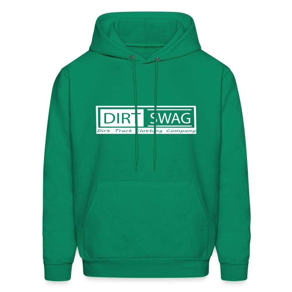 Dirt Swag White Logo Hoodie - kelly green