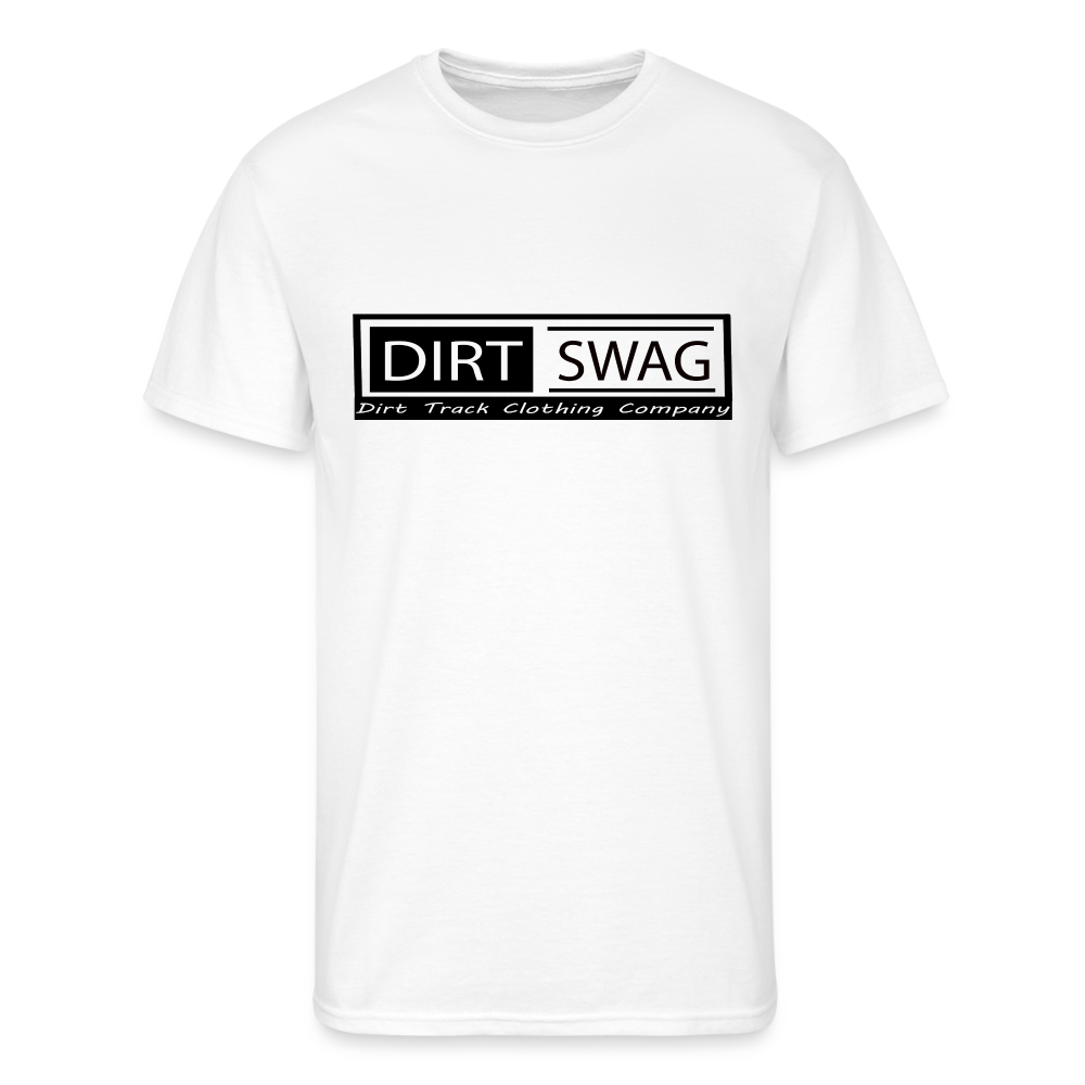 Men’s Dirt Swag Black Logo T- Shirt - white