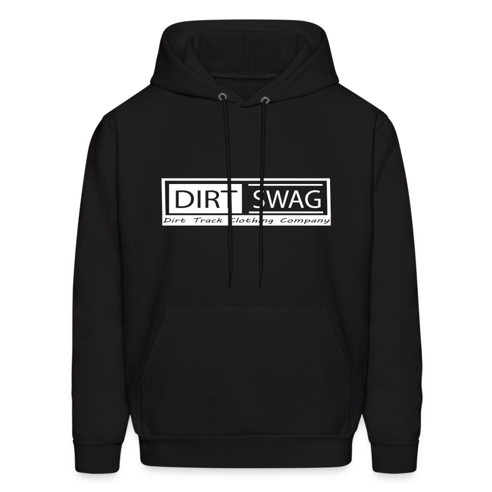 Dirt Swag White Logo Hoodie - black