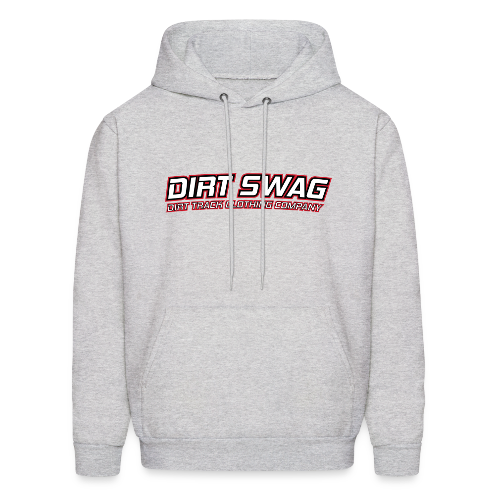 Dirt Swag White Logo Hoodie - ash 