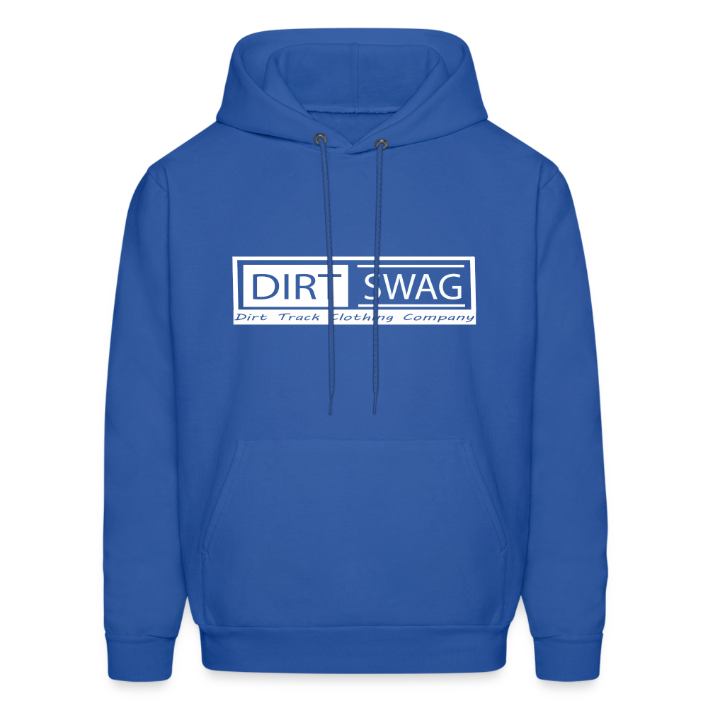 Dirt Swag White Logo Hoodie - royal blue