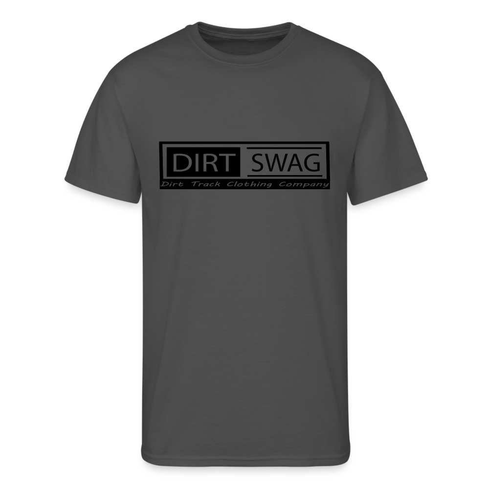 Men’s Dirt Swag Black Logo T- Shirt - charcoal