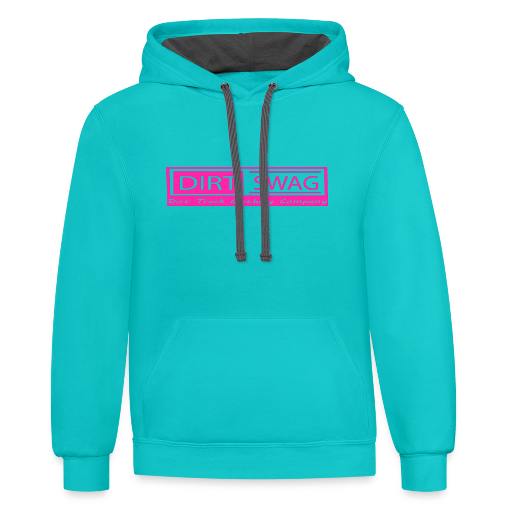 Dirt Swag Pink Contrast - scuba blue/asphalt