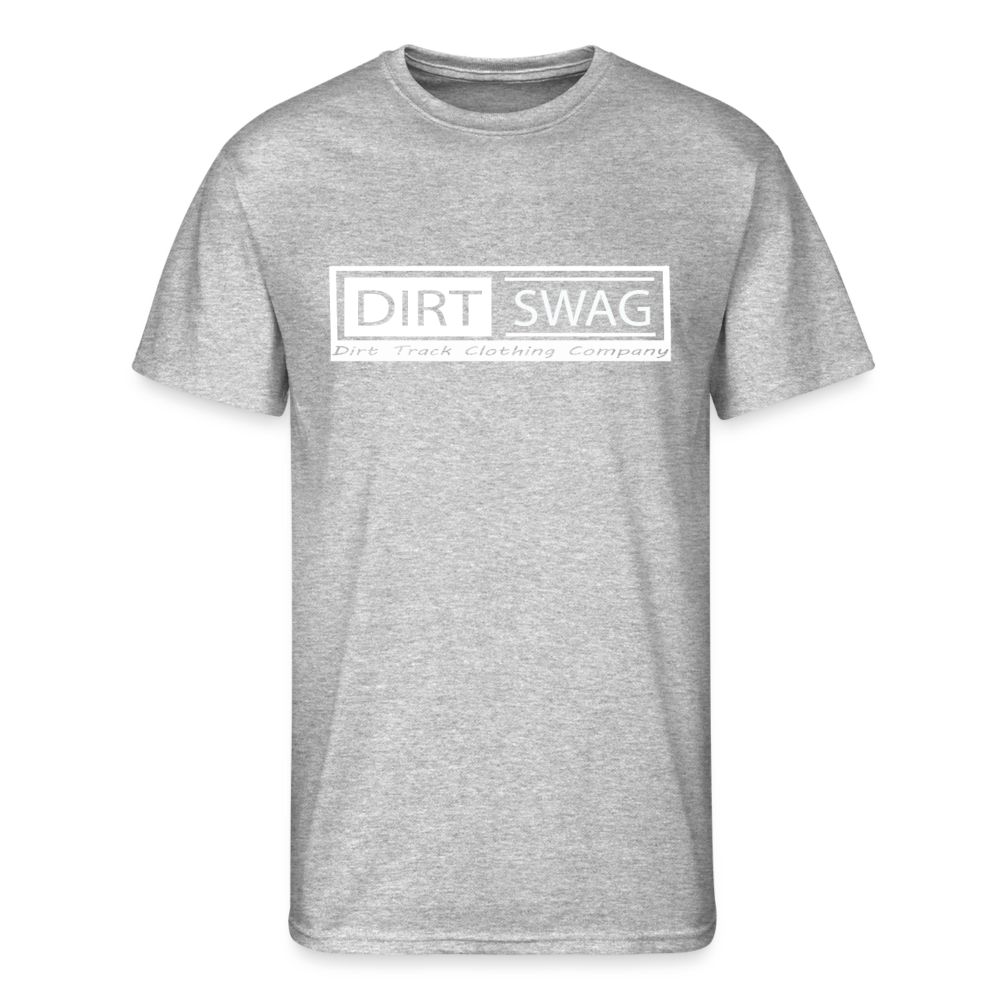 Men’s White Logo Dirt T- Shirt - heather gray