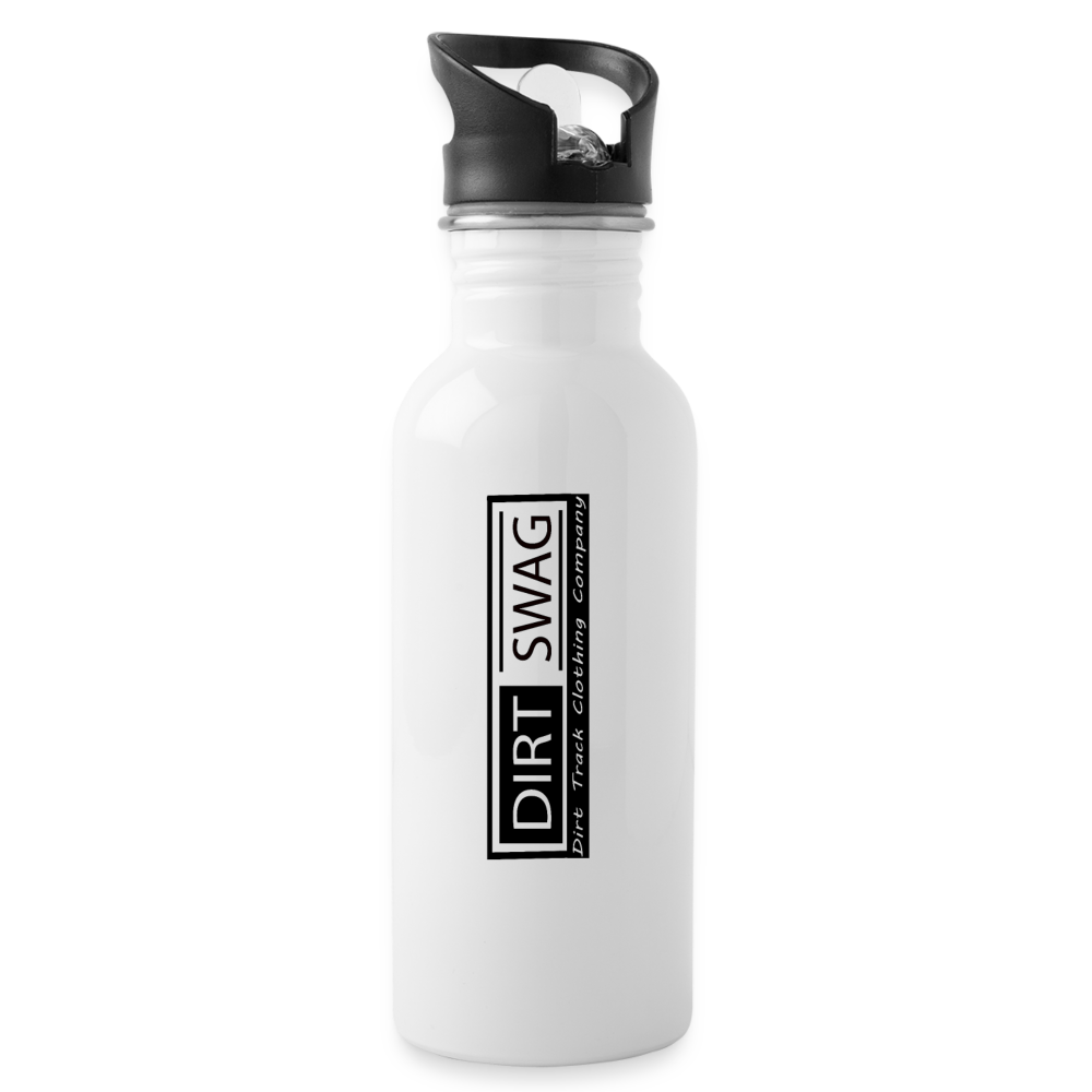 Dirt Swag 20oz Water Bottle - white