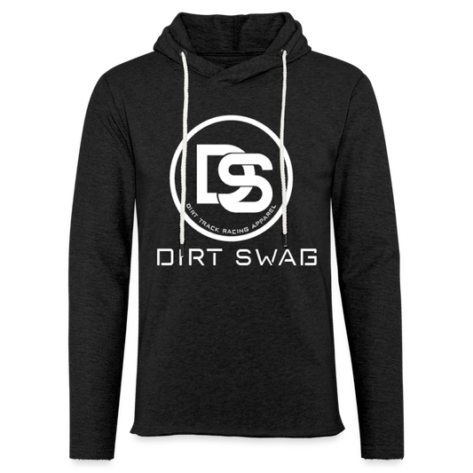 Unisex Lightweight Terry Hoodie - charcoal grey